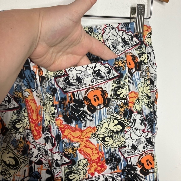 Disney parks pajama pants size small Mickey Mouse Donald Duck Pluto - Picture 5 of 8